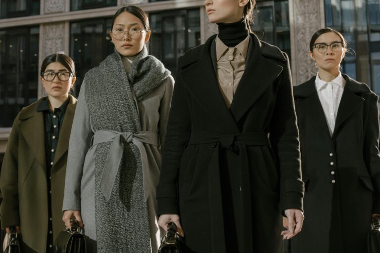 Close-up of high-quality camel wool fabric, symbolizing an investment winter coat.