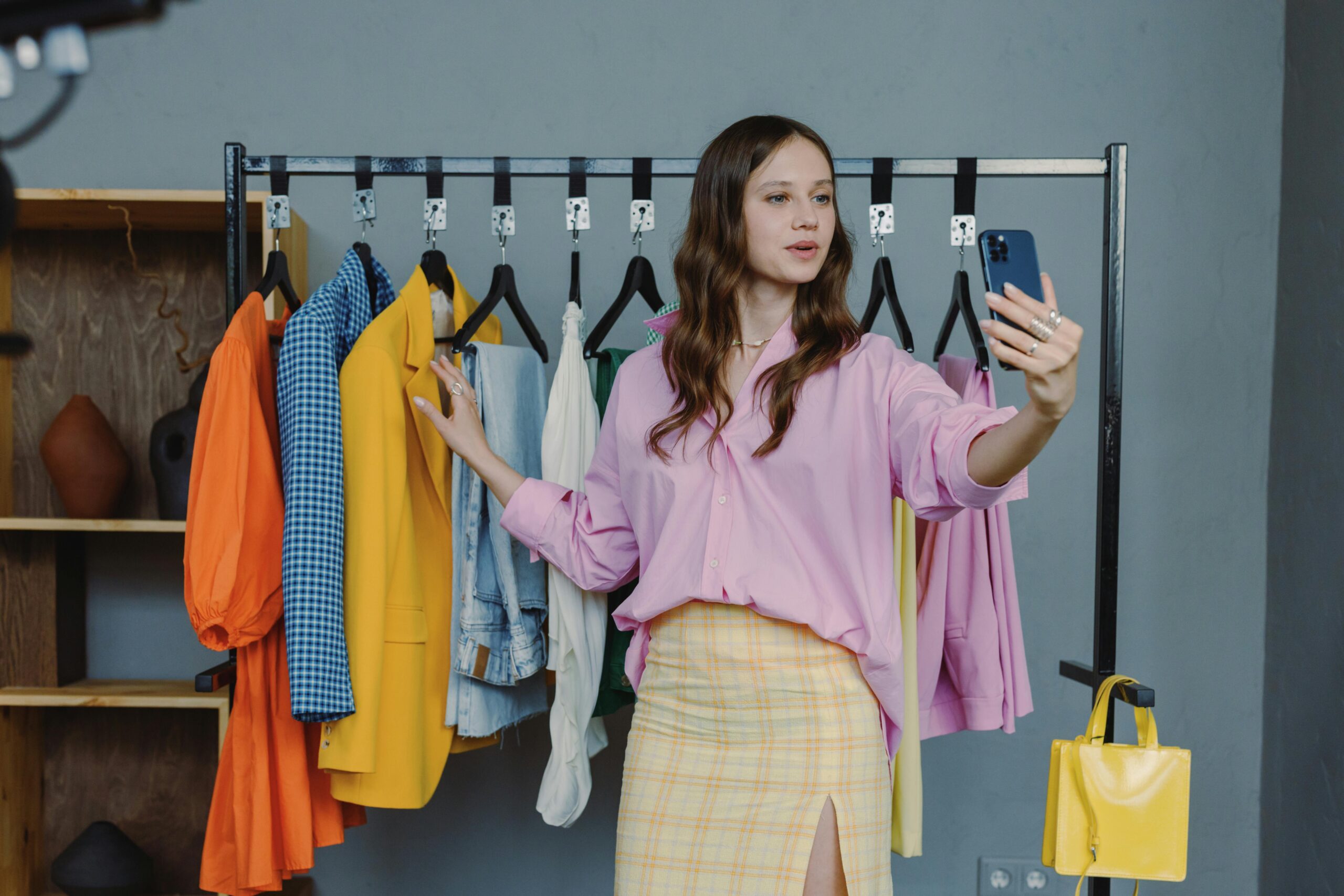 Outfit repeating anxiety while choosing clothes from wardrobe